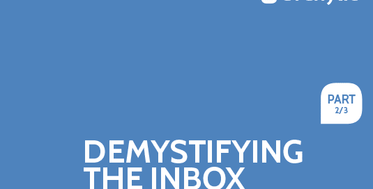 Demystifying the Email Inbox 2012 (Part 2) | Email Marketing