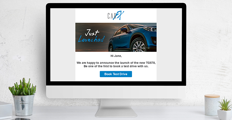 Everlytic | From Personal to Purchase | Blog | Just Launched Car Email on Desktop