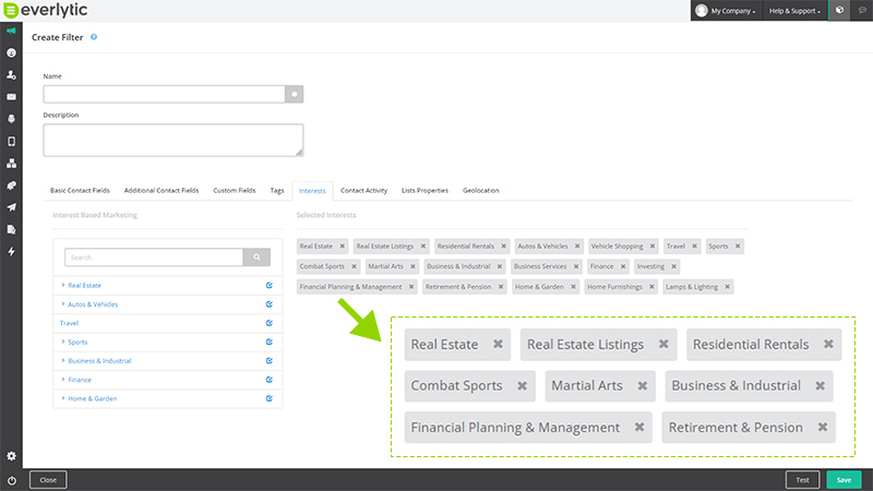 Segmenting with Interest-Based Tags | Everlytic | Email Marketing